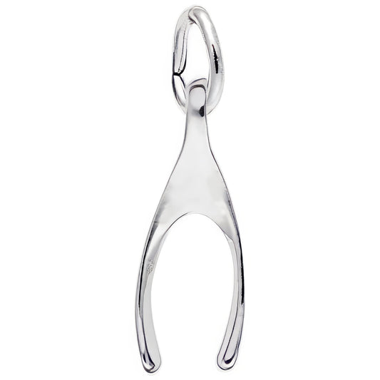 Sterling Silver Small Wishbone Charm