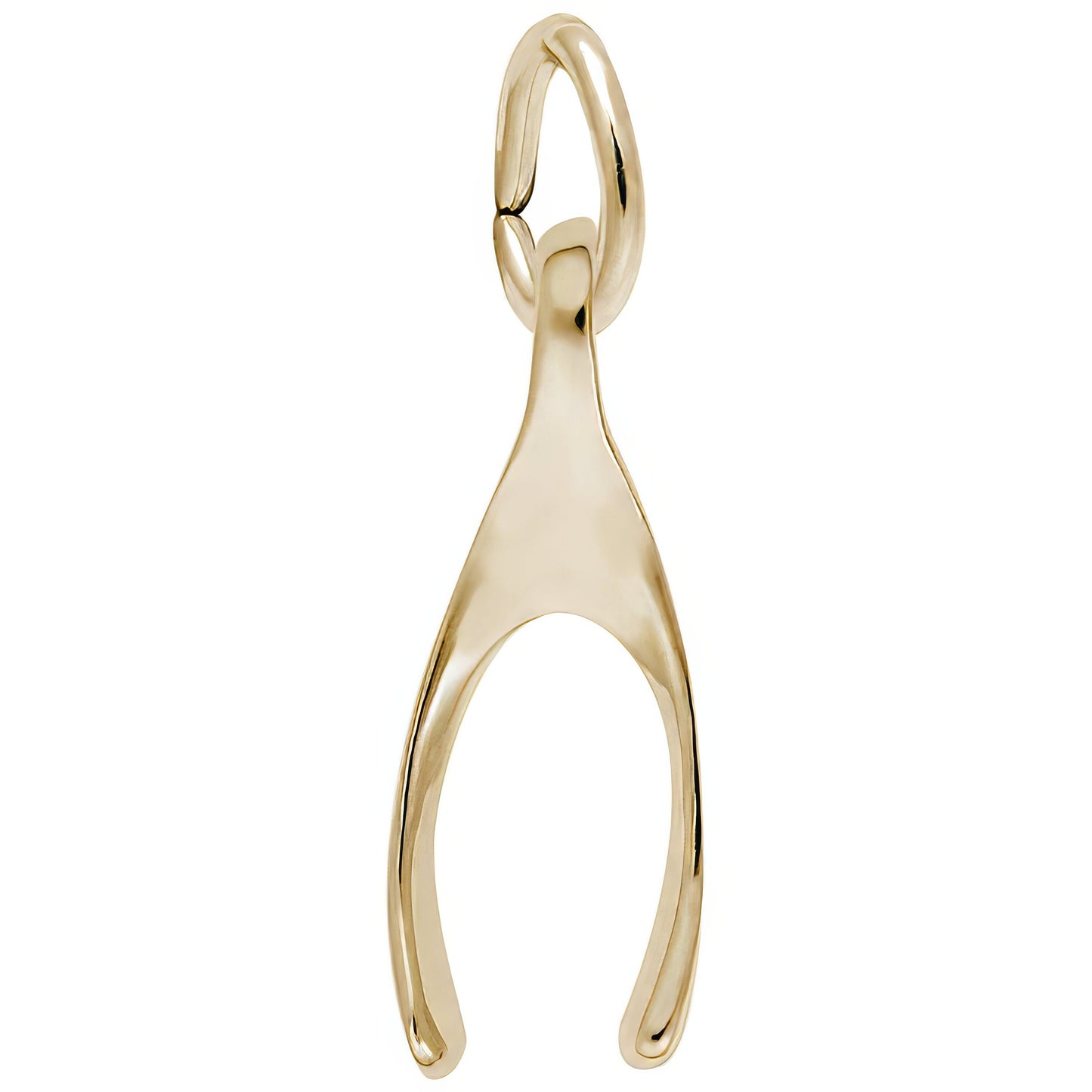 Sterling Silver Small Wishbone Charm