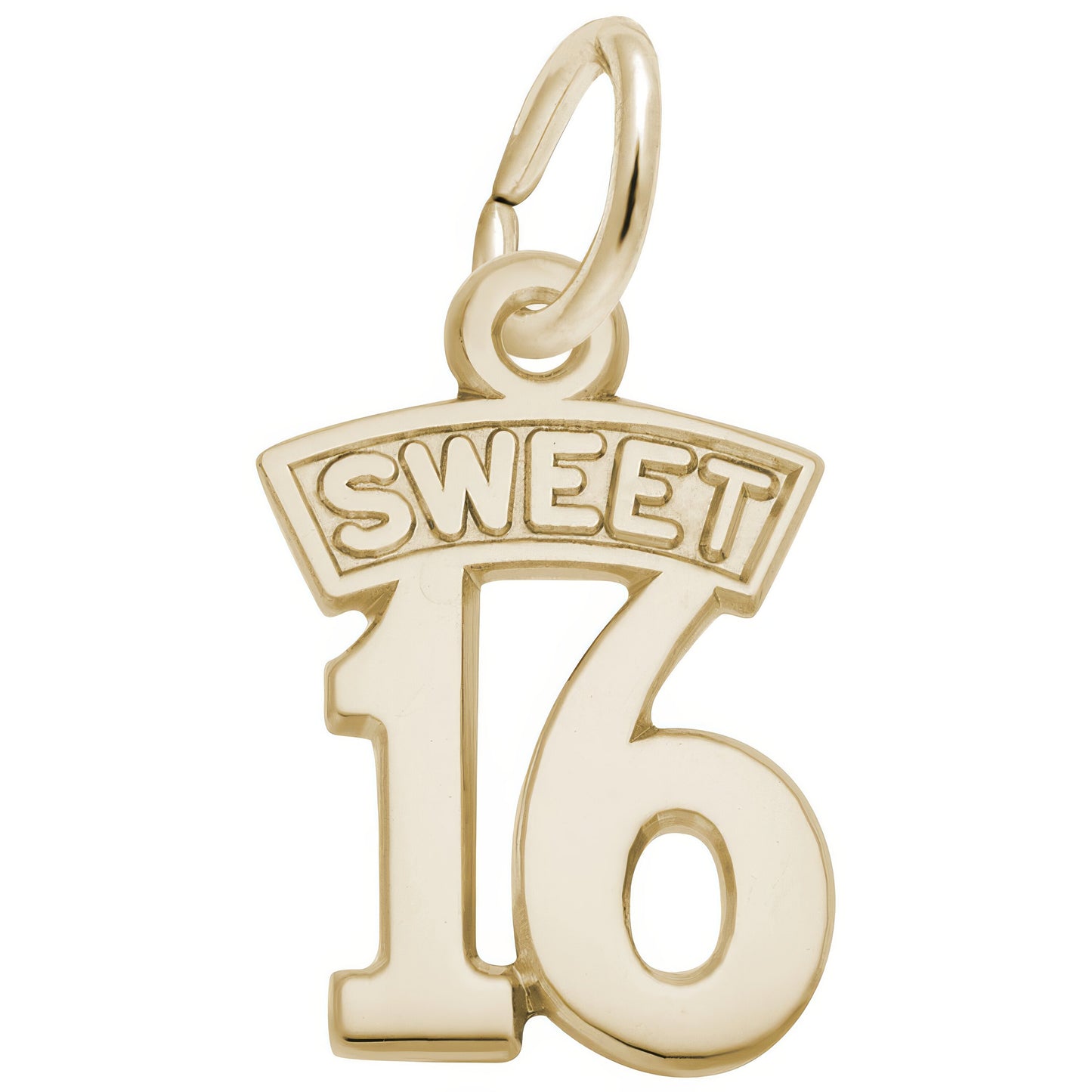 Sterling Silver Sweet 16 Birthday Charm