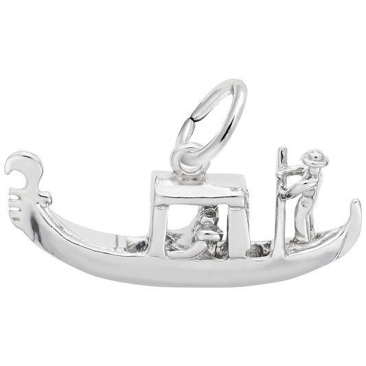 Charms Sterling Silver Venetian Gondola Charm