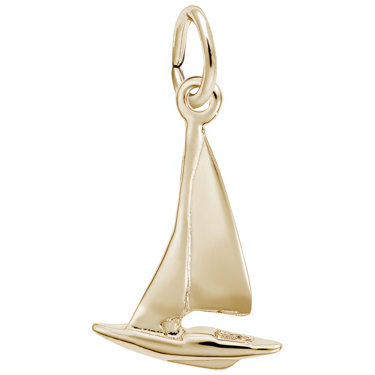 Classic Sailboat Charm - Metal - Sterling Silver
