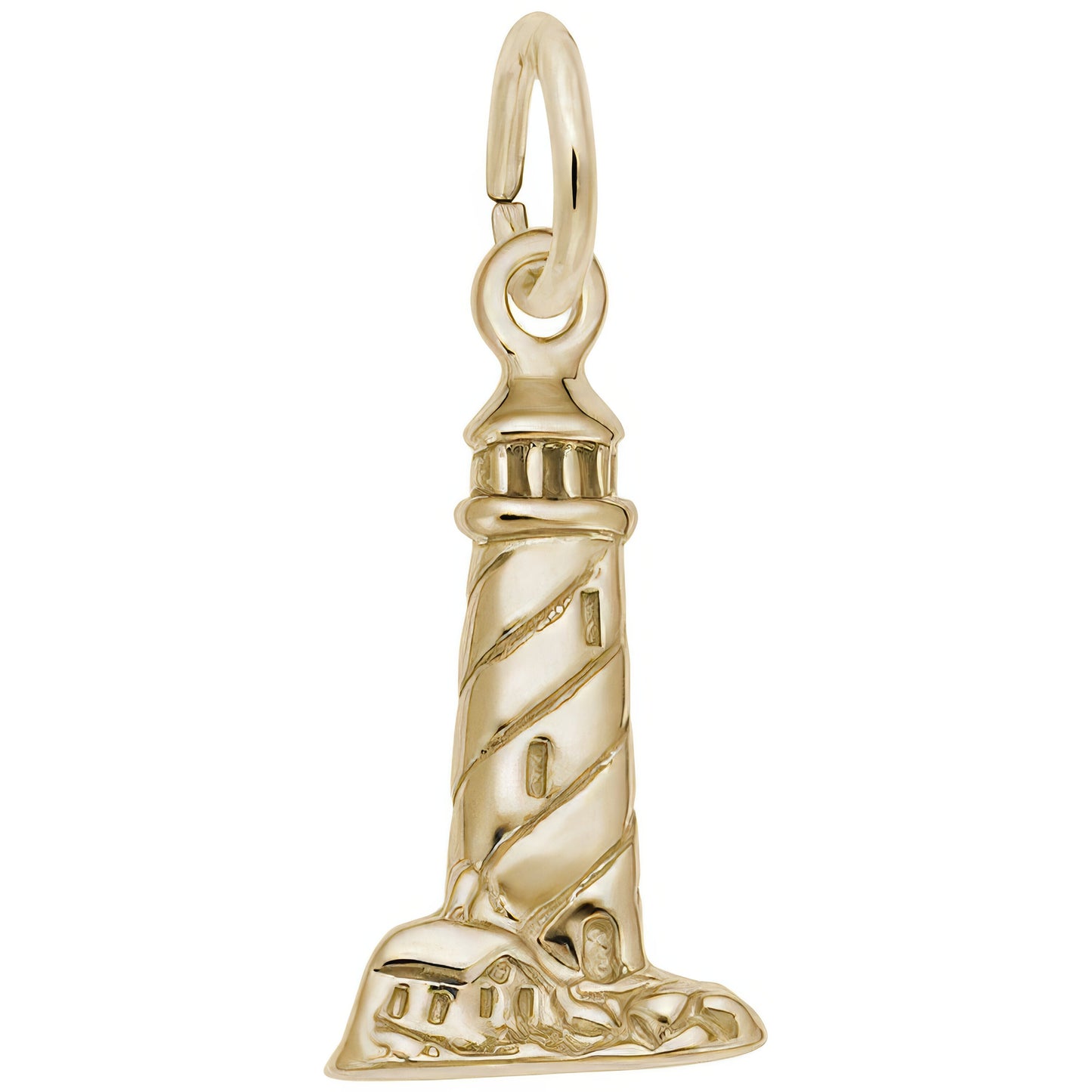 Charms Sterling Silver Coastal Lighthouse Charm