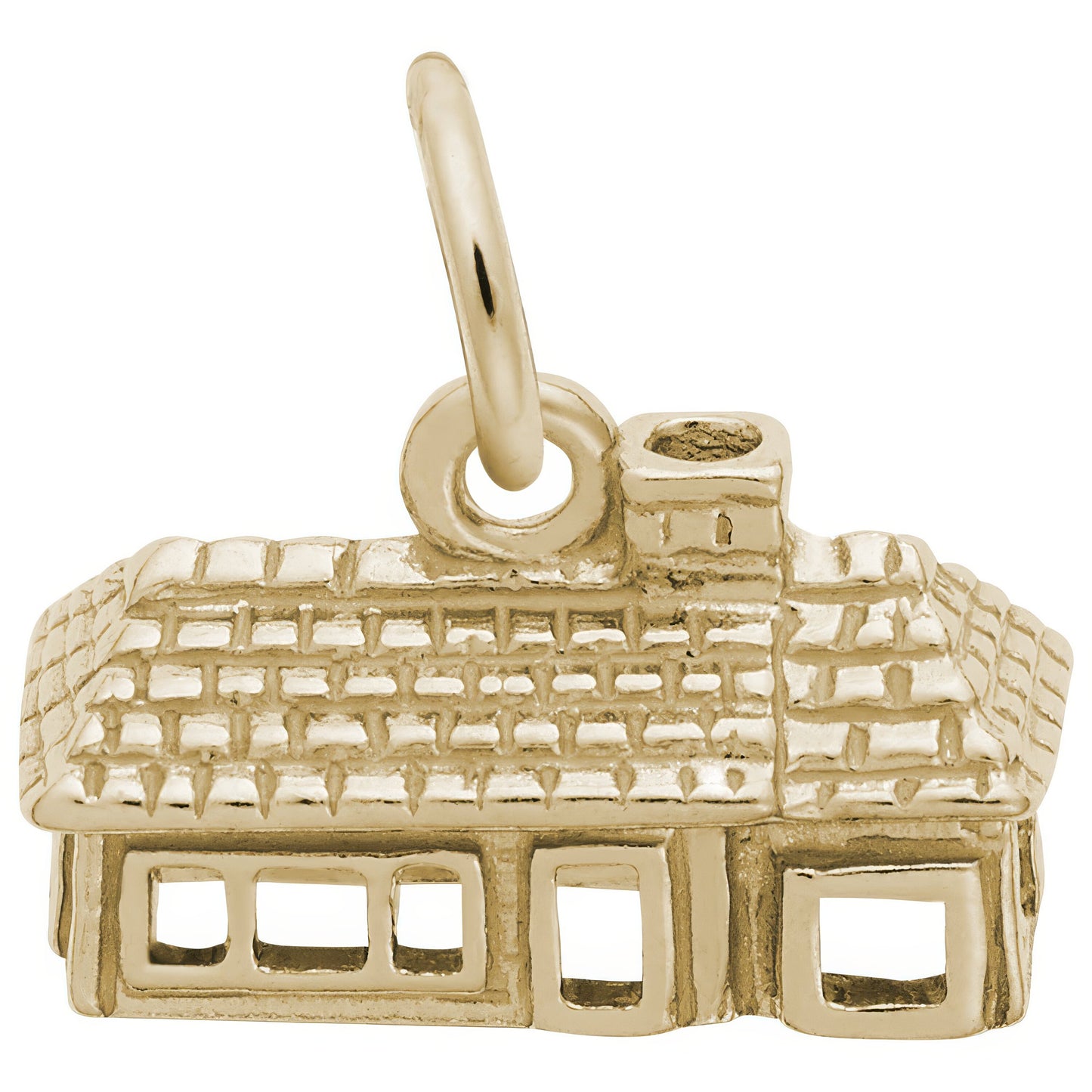 Ranch House Charm - Metal - Sterling Silver