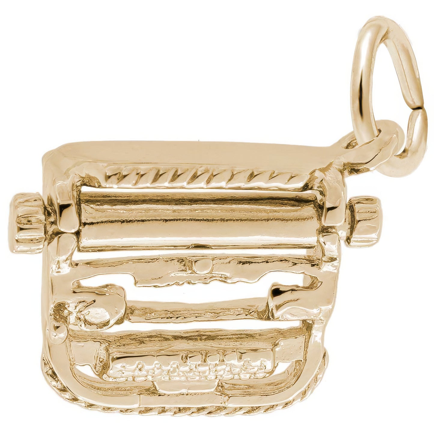 Typewriter Charm, Sterling Silver