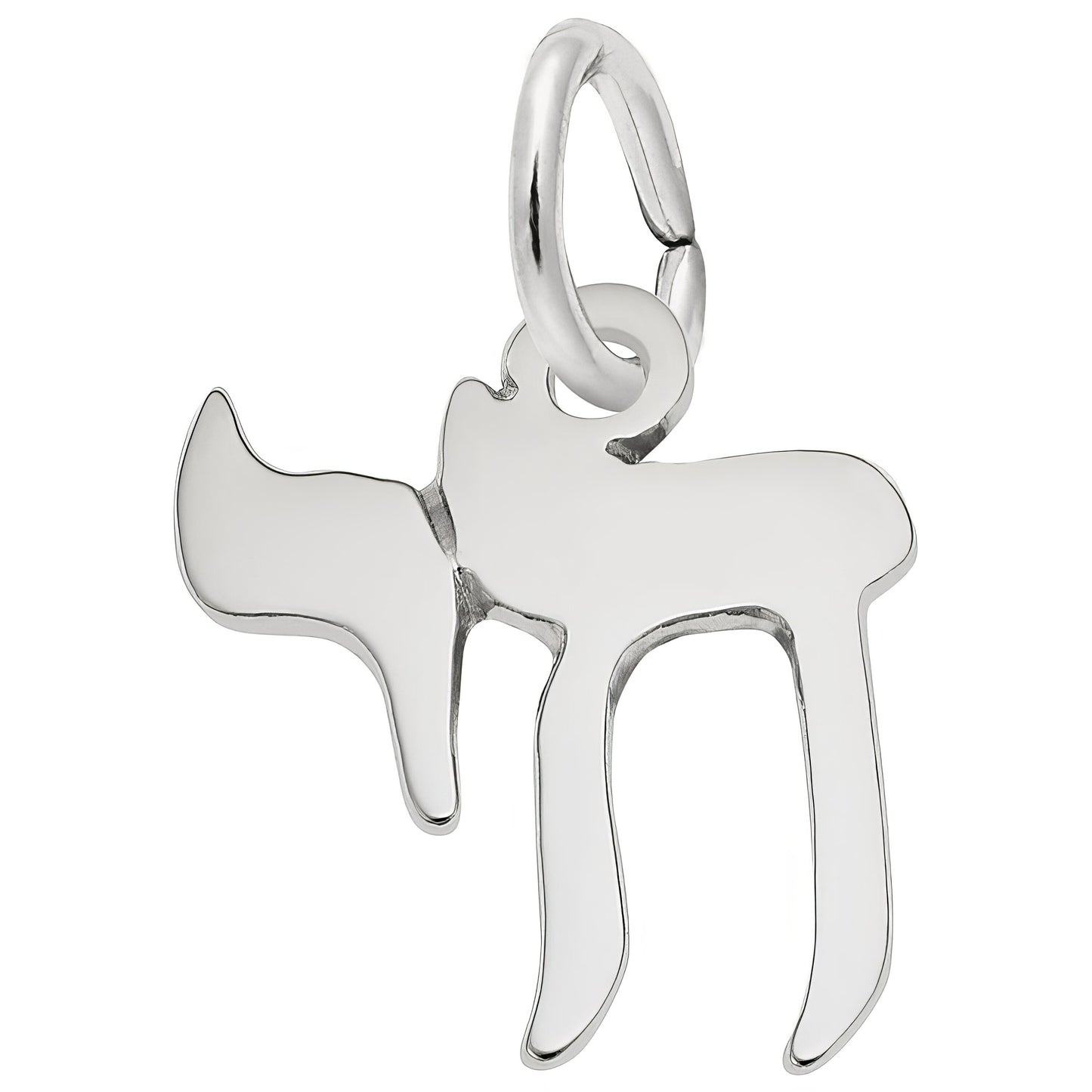 Sterling Silver Small Chai Charm