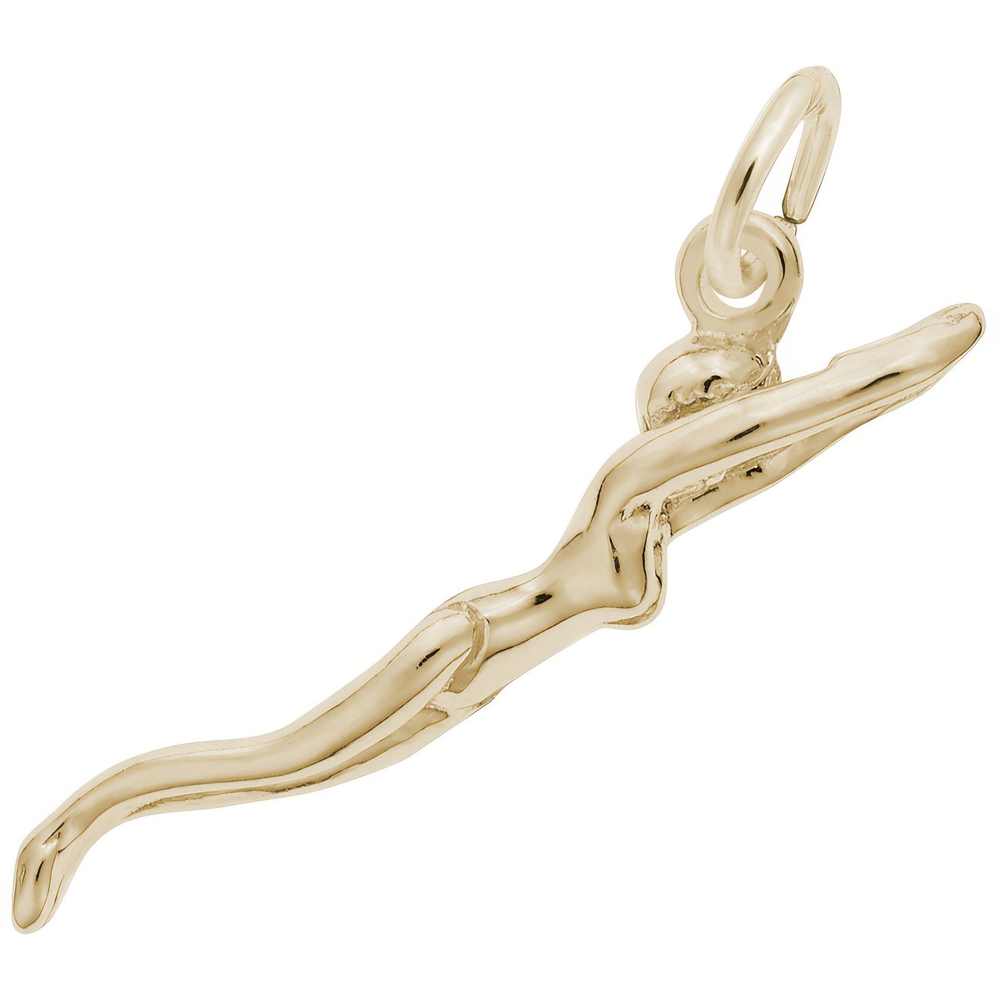 Sterling Silver Female Swimmer Charm