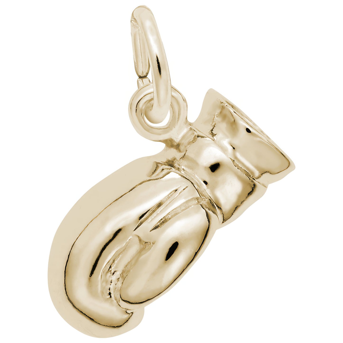 Boxing Glove Charm - Metal - Sterling Silver