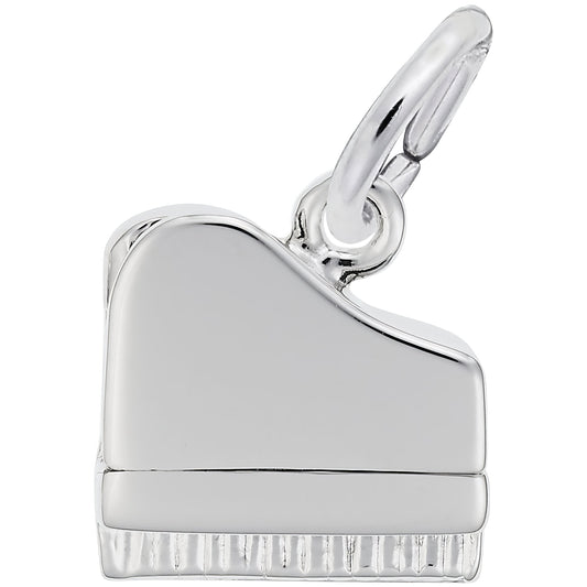 Sterling Silver Piano Charm