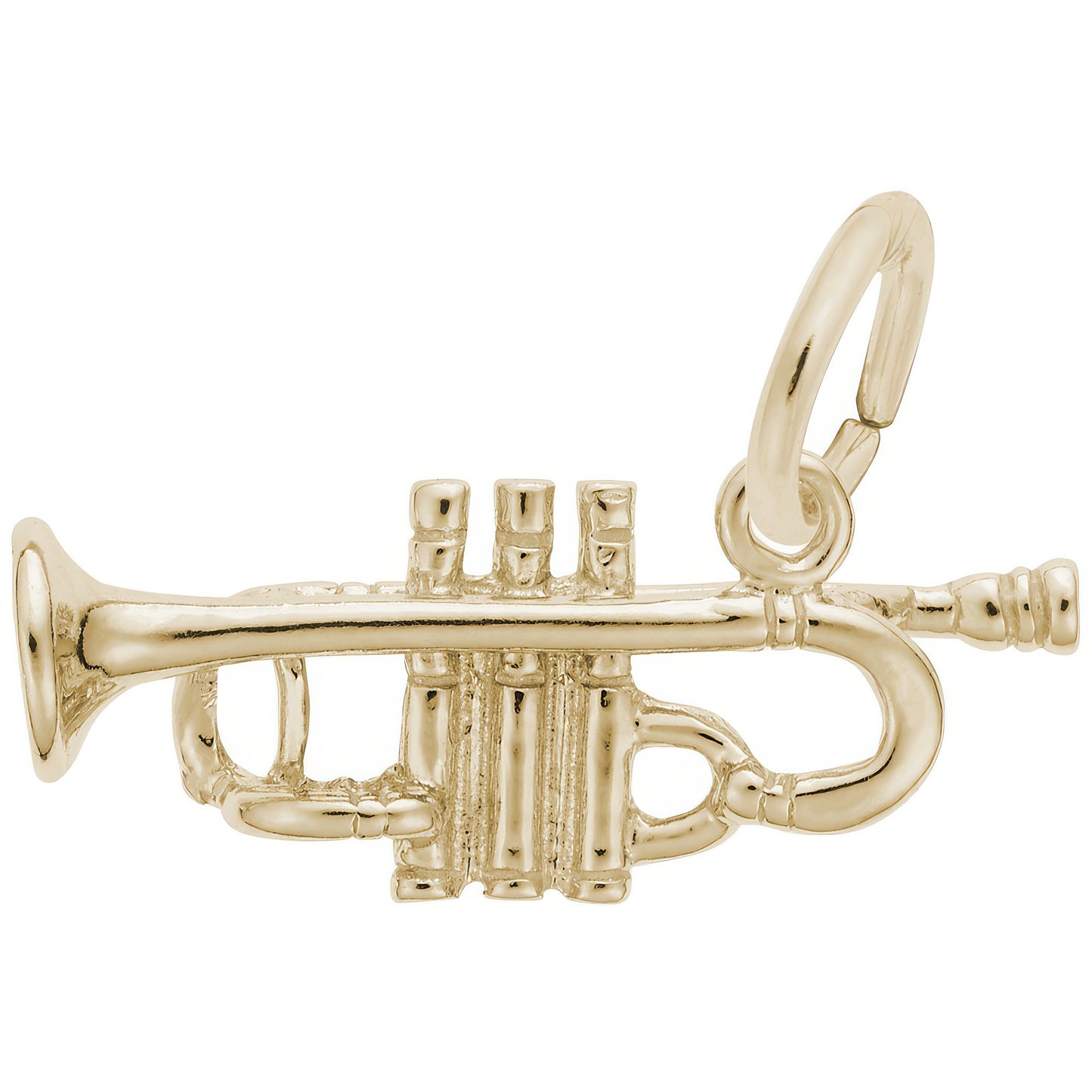 Sterling Silver Trumpet Charm