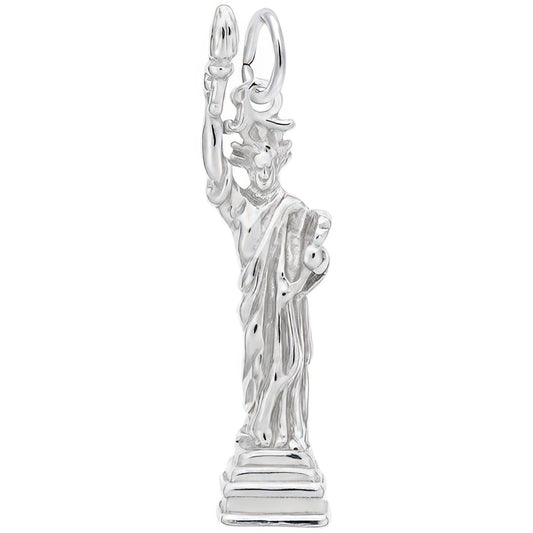 Sterling Silver Statue Of Liberty Charm - 21mm x 9mm