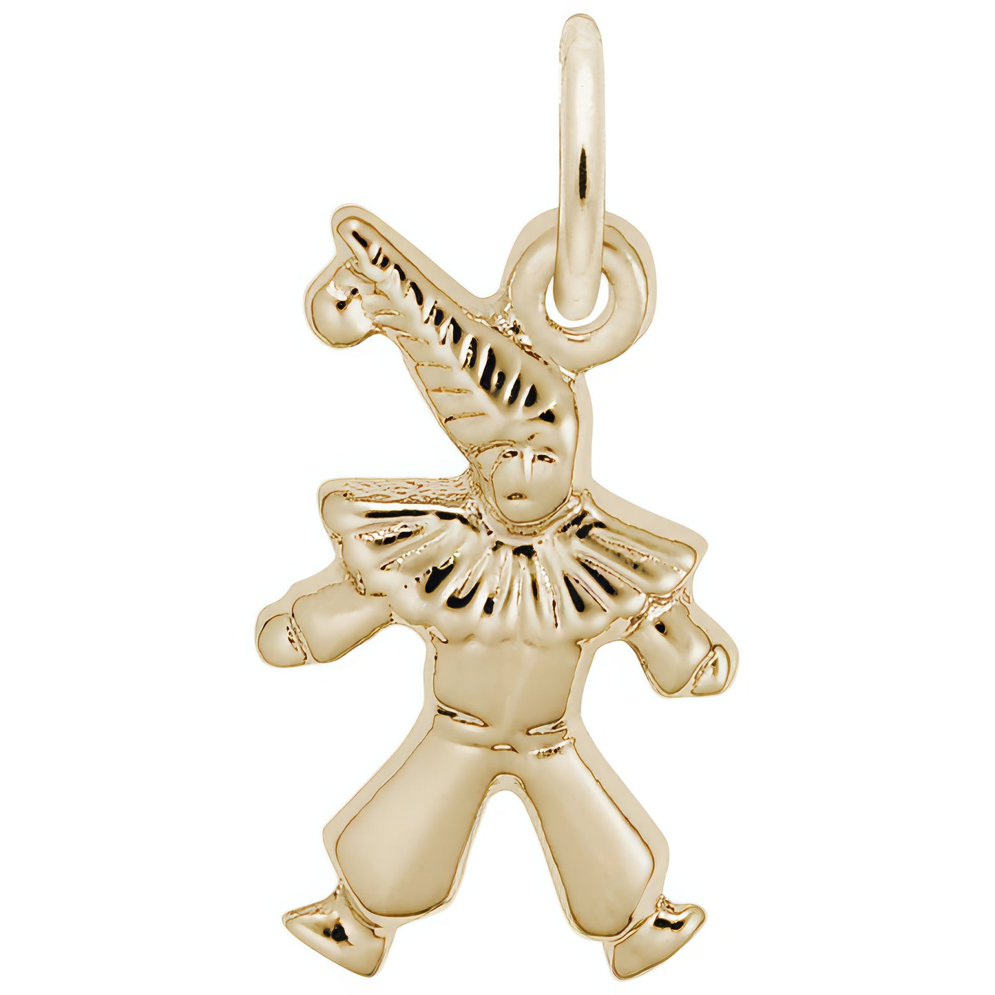 Clown Charm - Metal - Sterling Silver