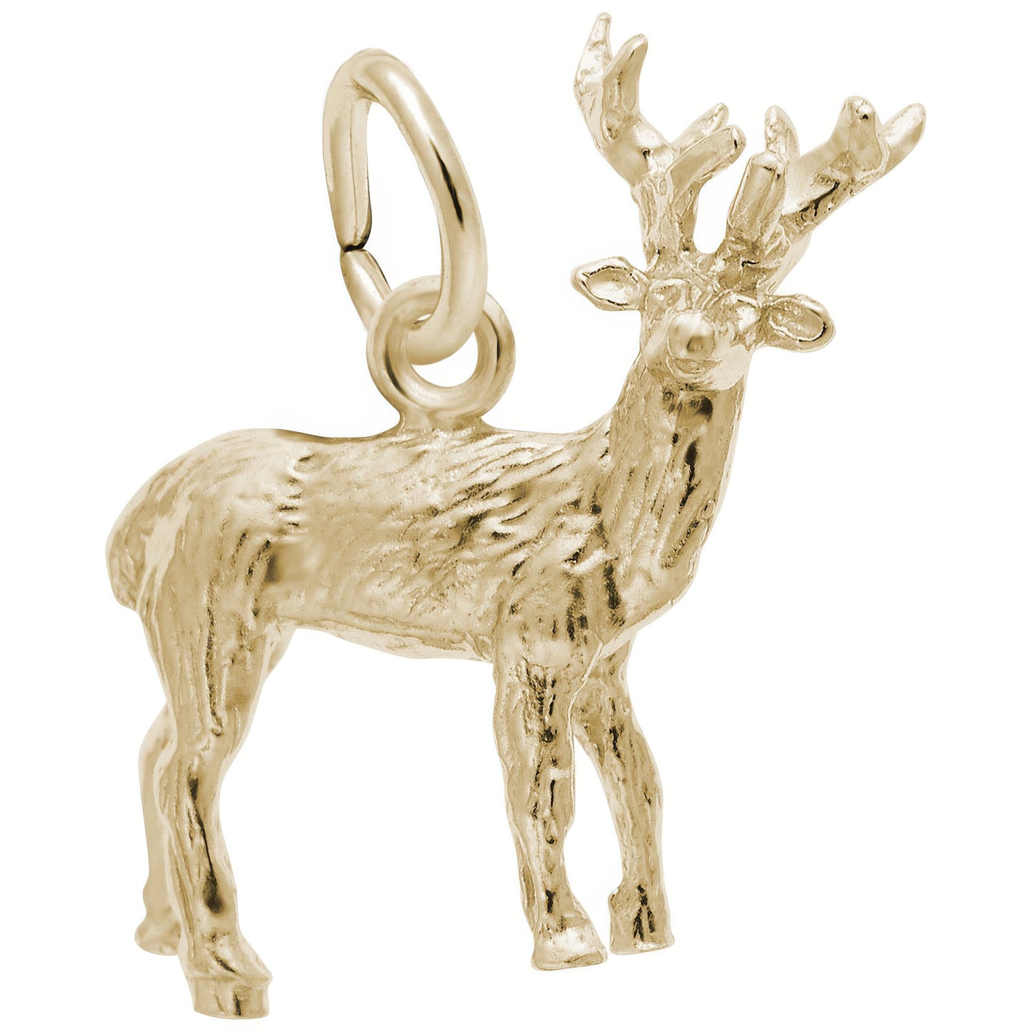 Elk Charm - Metal - Sterling Silver