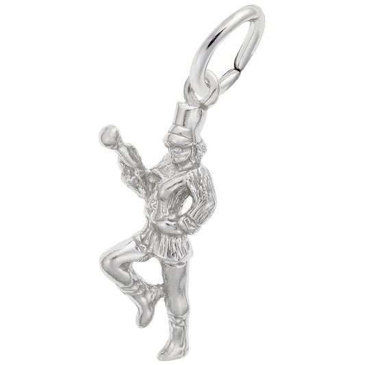 Majorette Charm - Metal - Sterling Silver