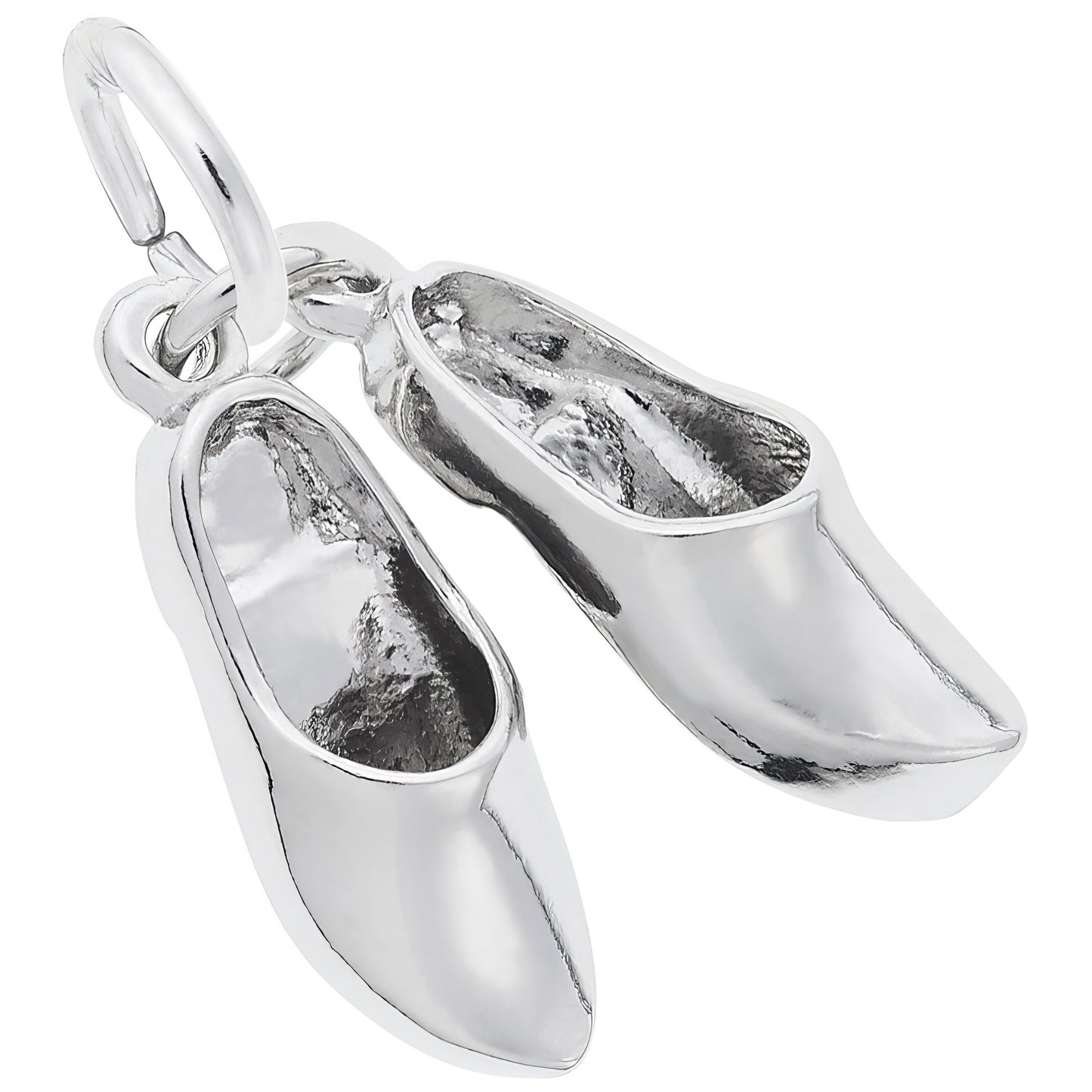 Dutch Shoes Charm - Metal - Sterling Silver