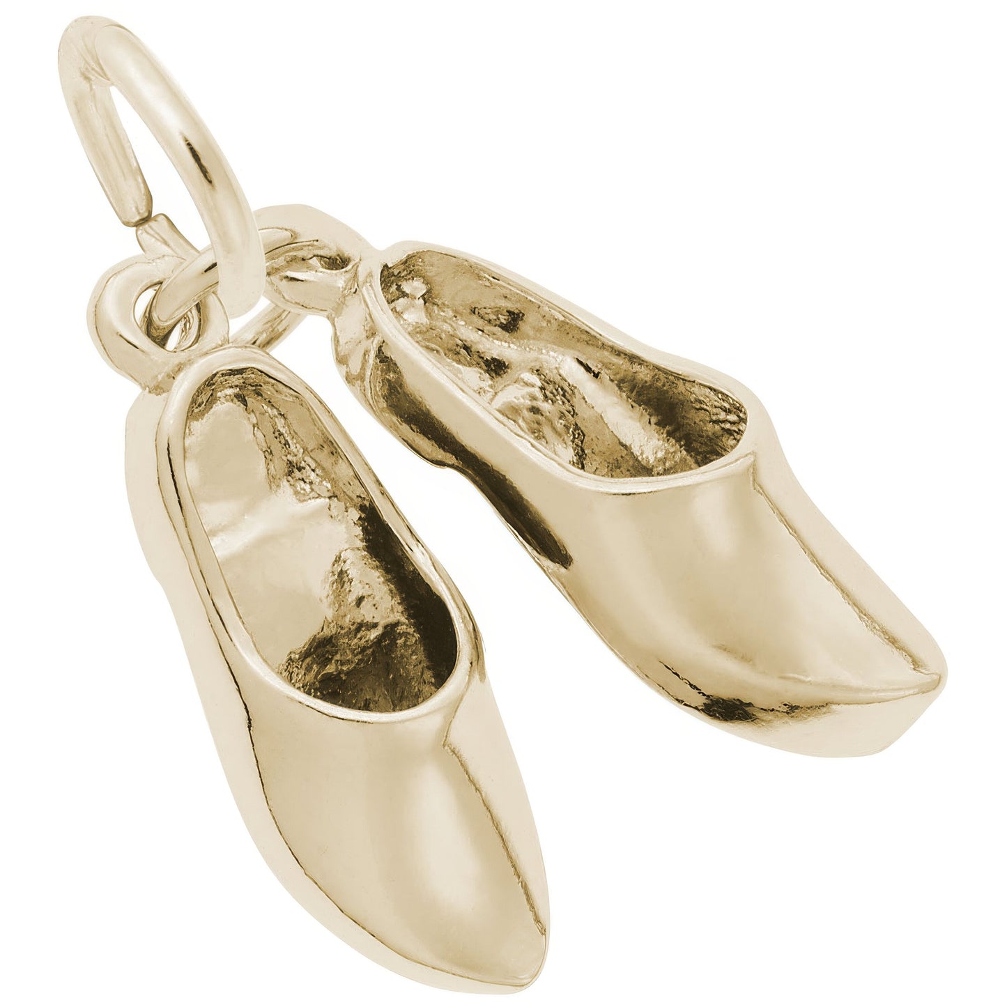 Dutch Shoes Charm - Metal - Sterling Silver