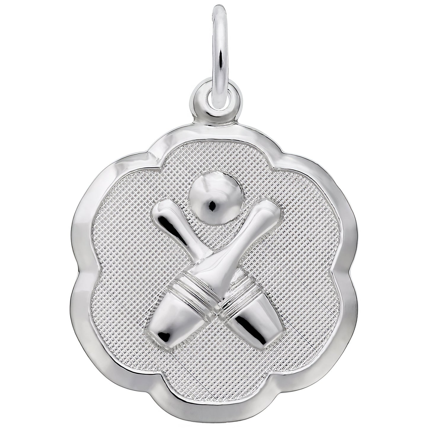 Bowling Charm - Metal - Sterling Silver