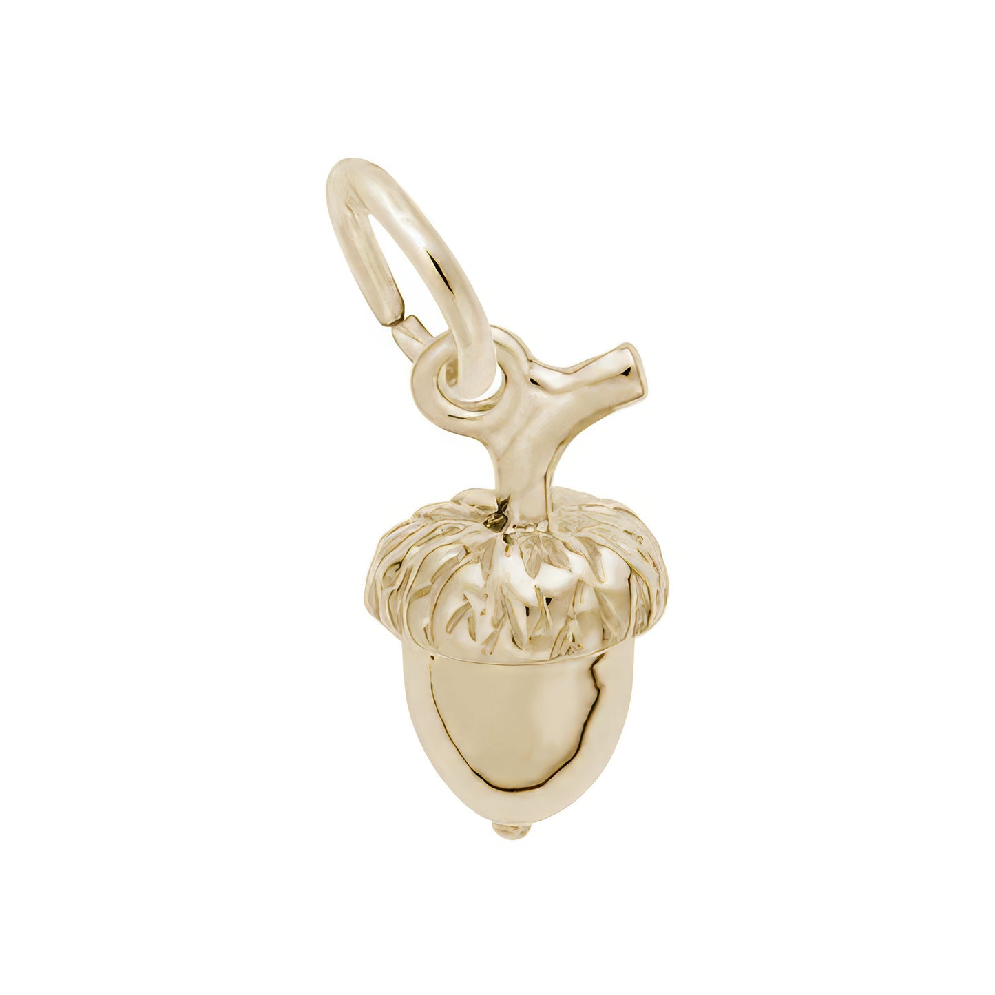 Sterling Silver Acorn Charm - 13mm x 8mm
