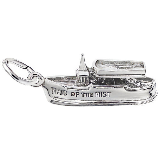 Classic Maid of The Mist Charm - Metal - Sterling Silver