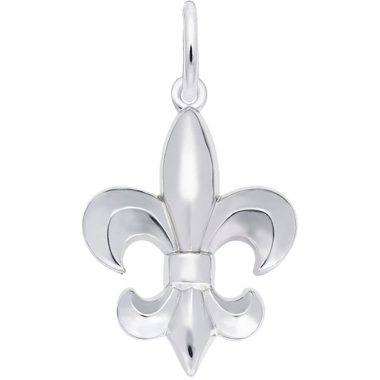 Sterling Silver Fleur De Lis Charm