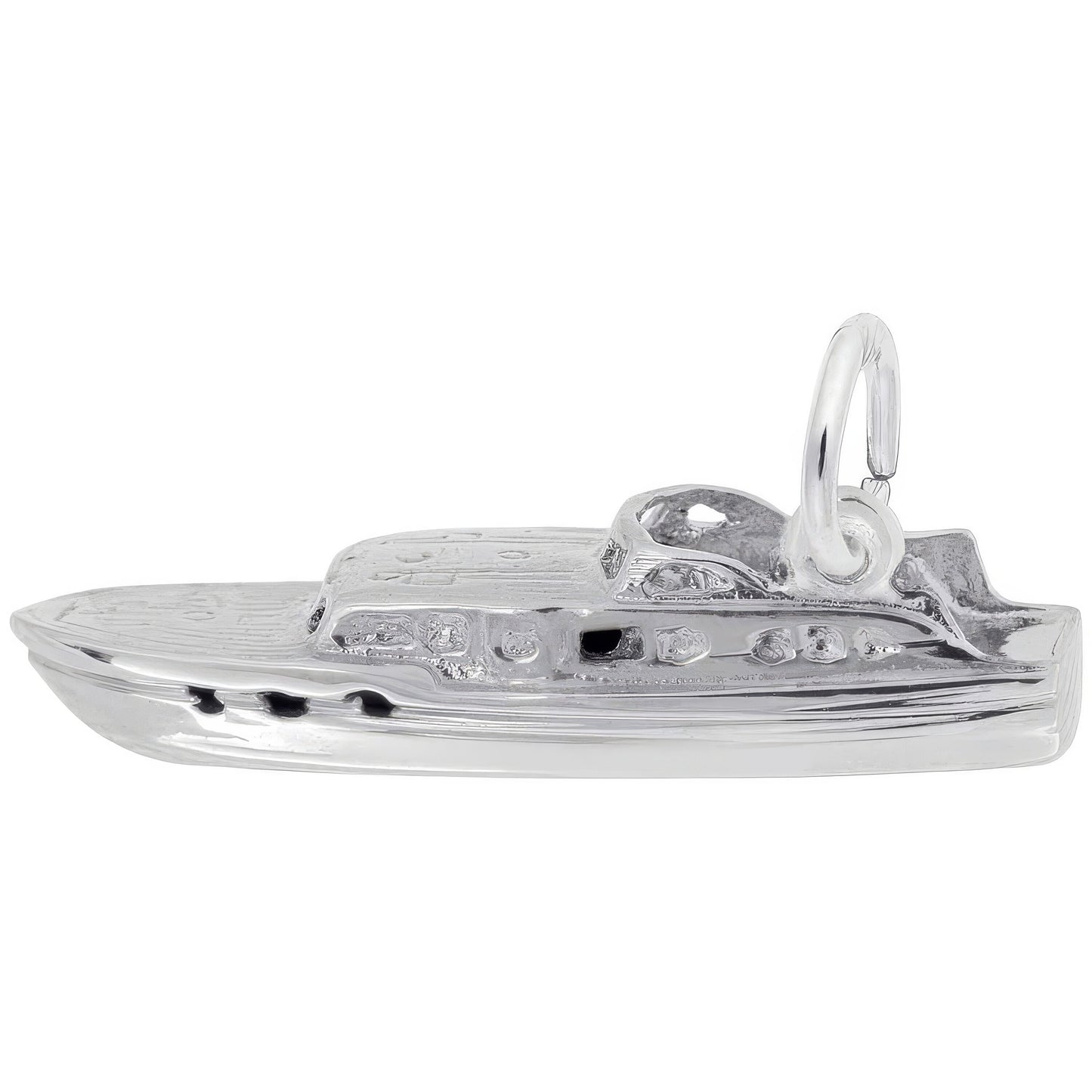 Boat Charm, Sterling Silver