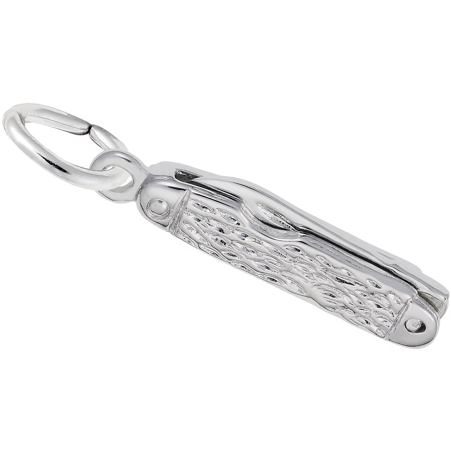 Knife Charm - Metal - Sterling Silver