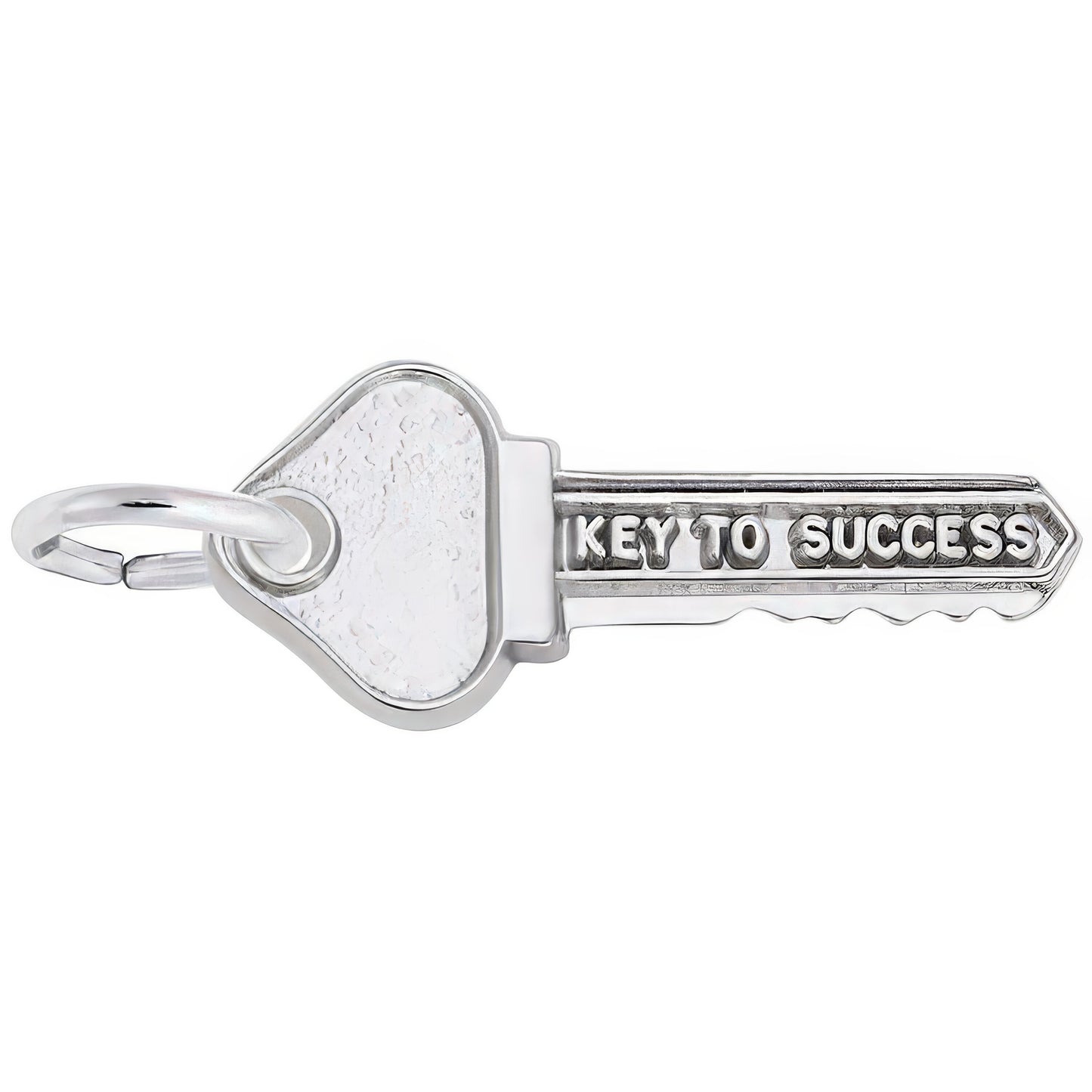 Key to Success Charm - Metal - Sterling Silver