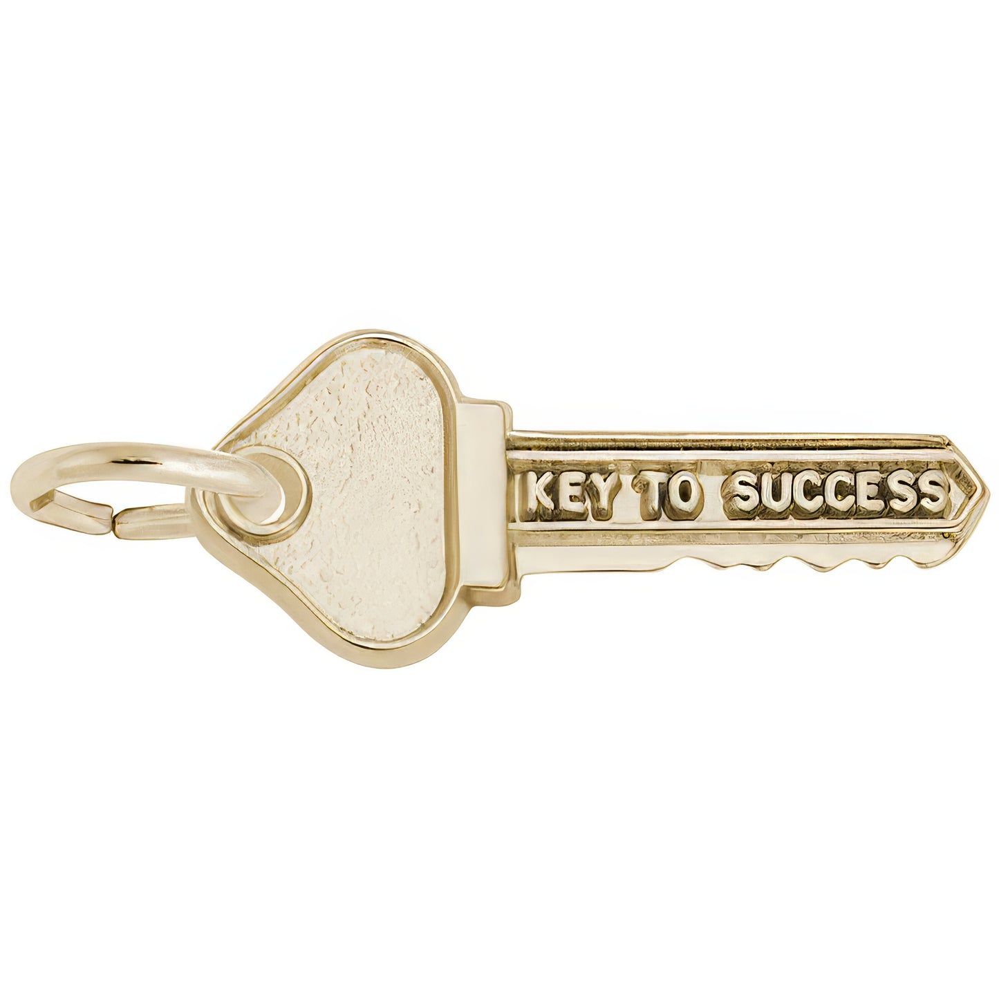 Key to Success Charm - Metal - Sterling Silver