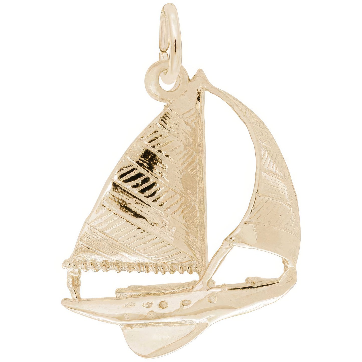 Sailboat Charm, Sterling Silver