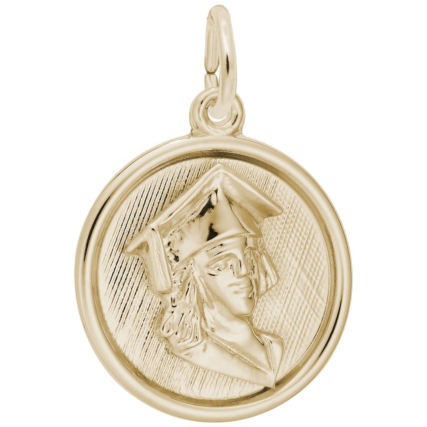 Female Graduate Charm - Metal - Sterling Silver