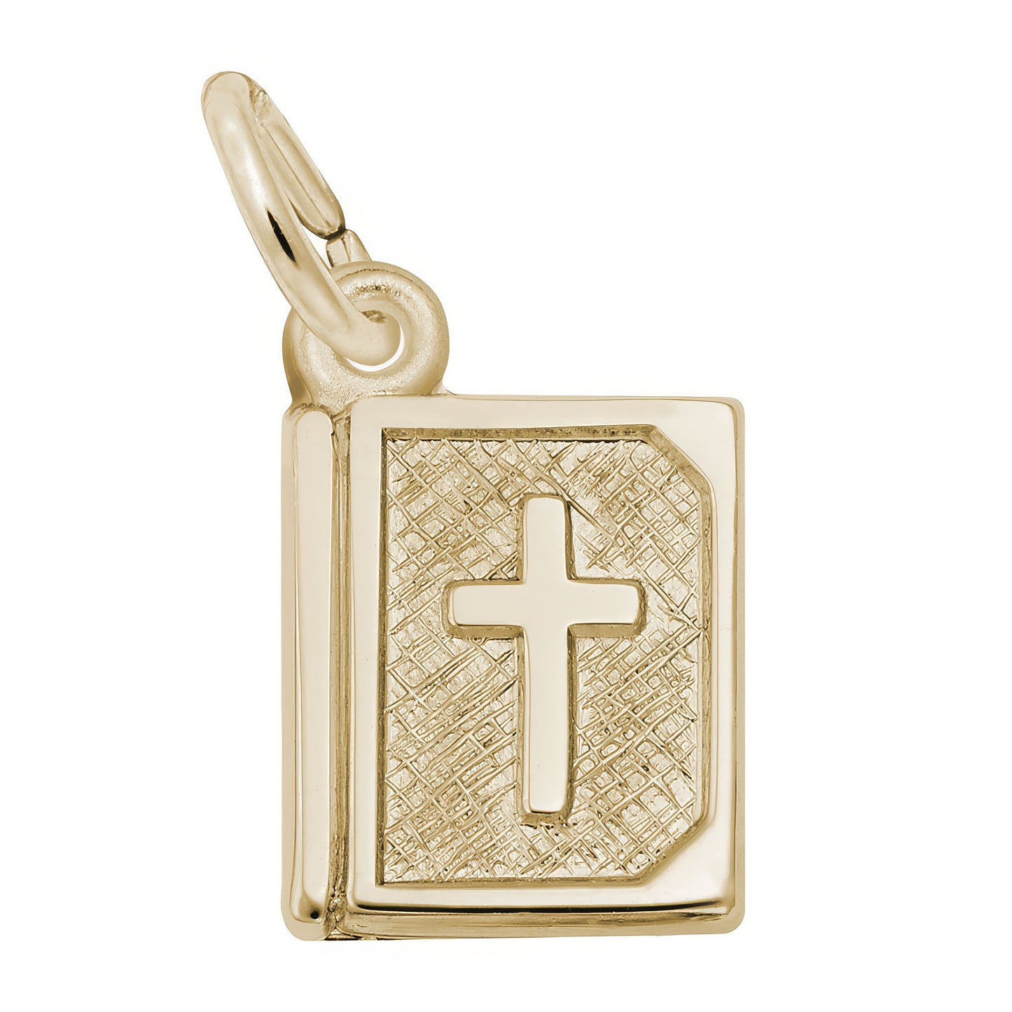 Sterling Silver Bible Charm - 10mm x 9mm