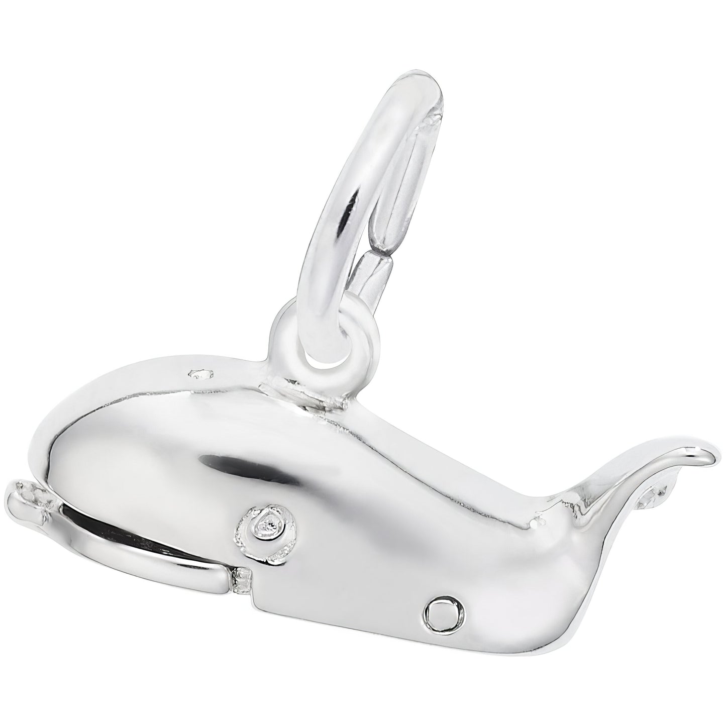 Jonah & The Whale Charm - Metal - Sterling Silver