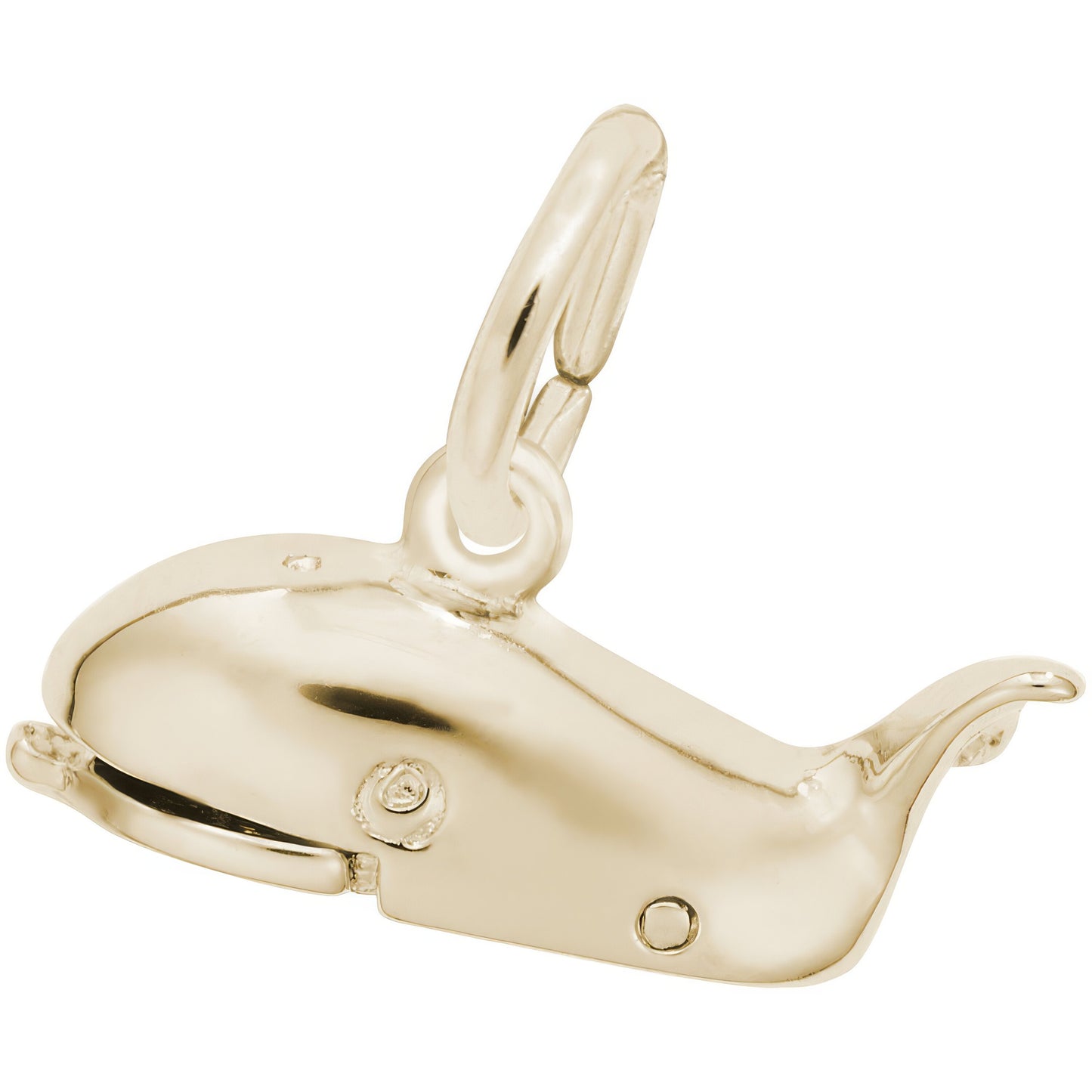 Jonah & The Whale Charm - Metal - Sterling Silver
