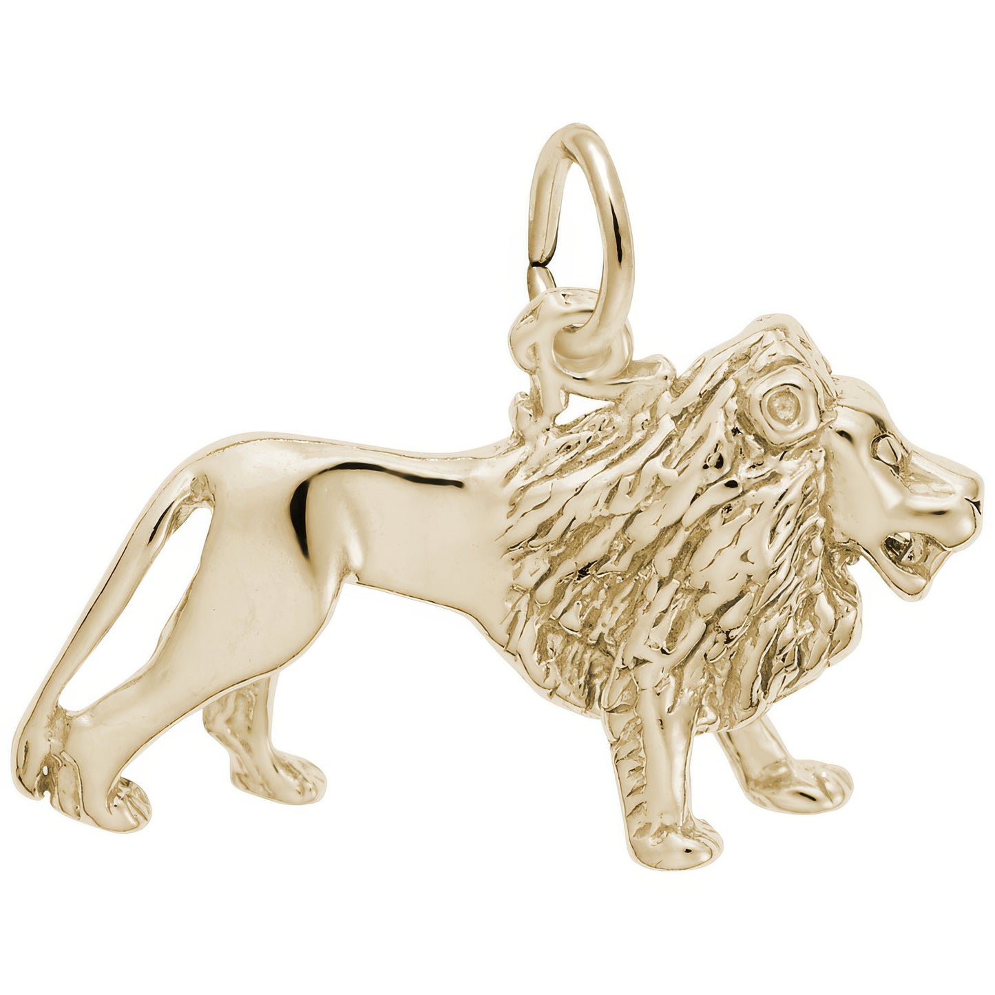 Sterling Silver Lion Charm - 15mm x 24mm