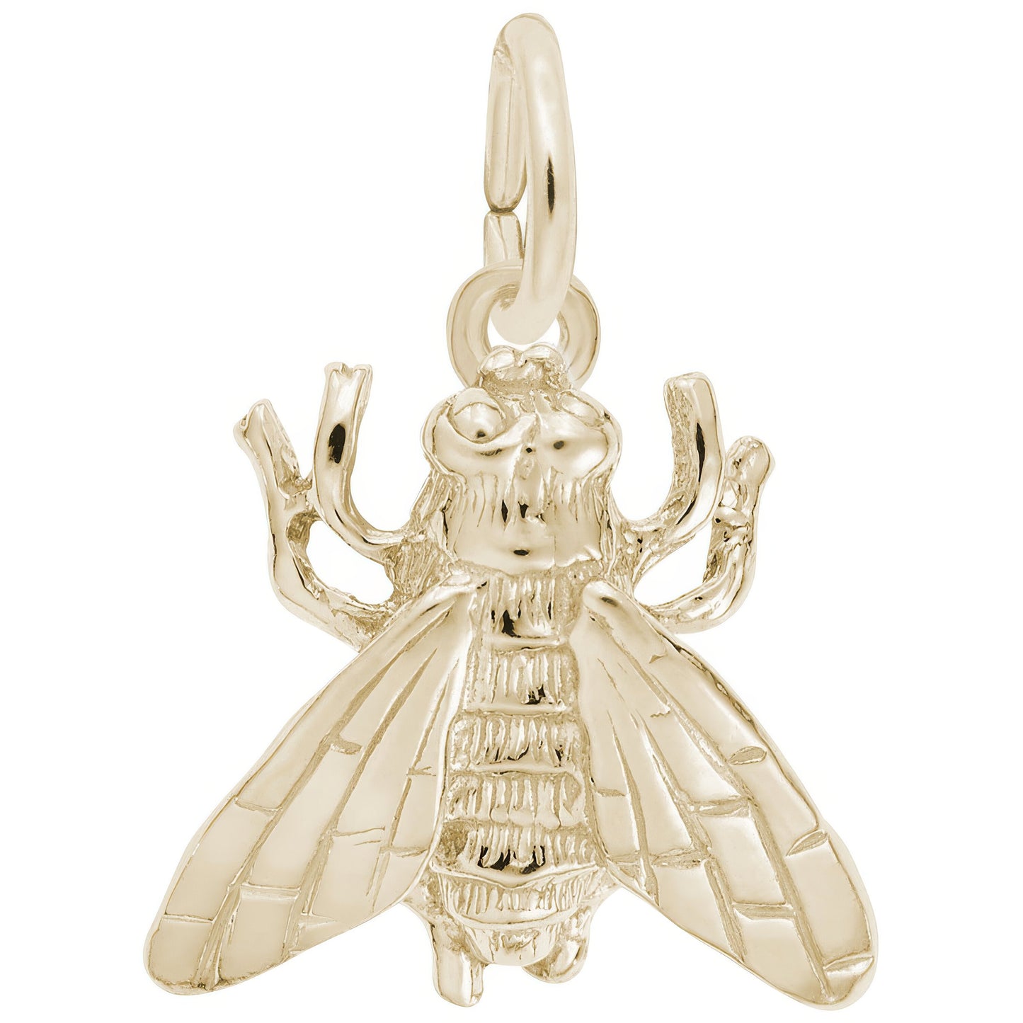 Fly Charm - Metal - Sterling Silver