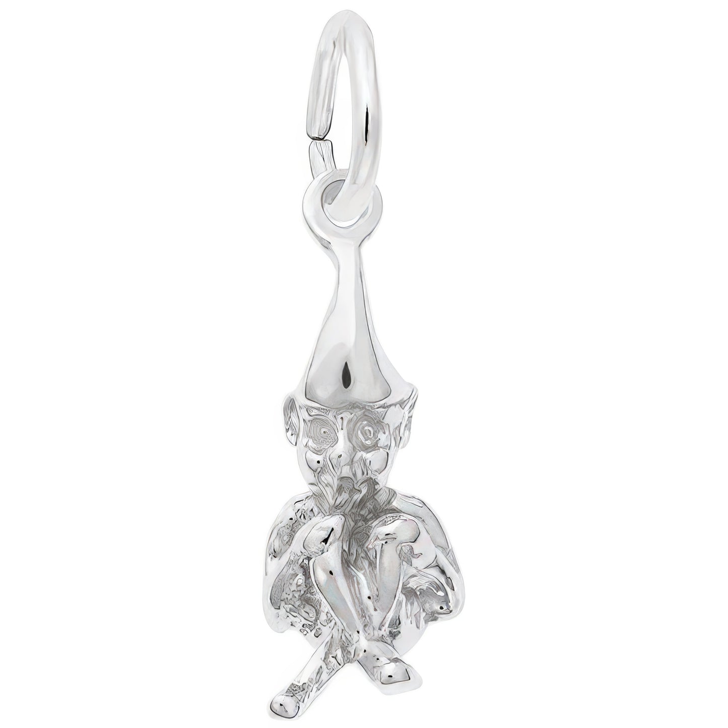 Leprechaun Charm - Metal - Sterling Silver