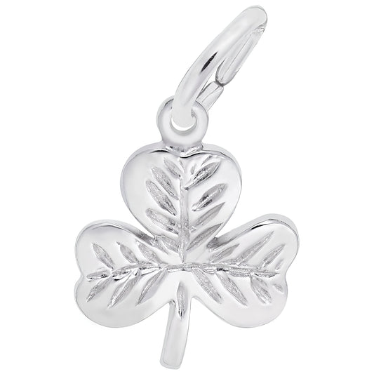 Shamrock Charm - Metal - Sterling Silver