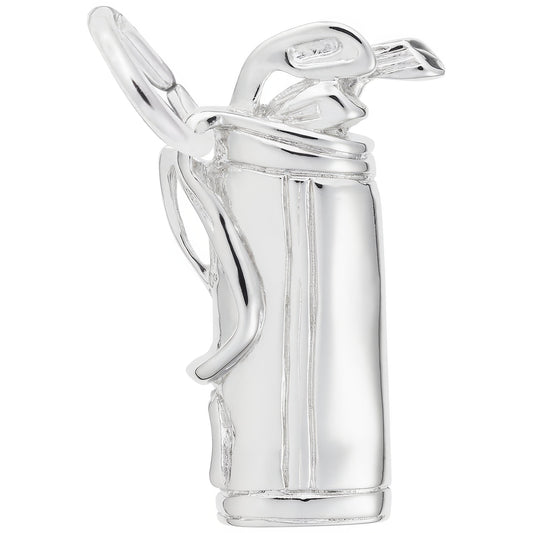 Sterling Silver Golf Bag Charm