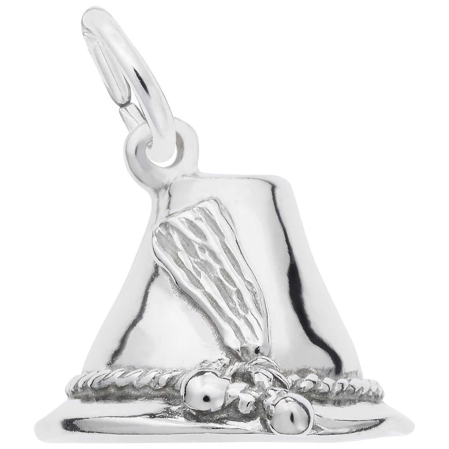 Tyrol Hat Charm - Metal - Sterling Silver