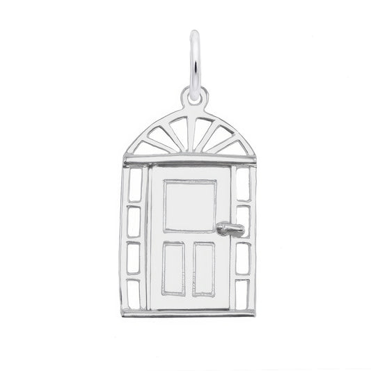 Door Charm, Sterling Silver