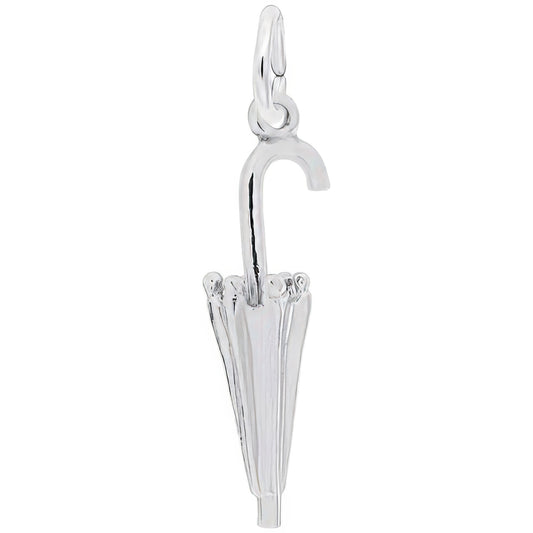 Umbrella Charm, Sterling Silver