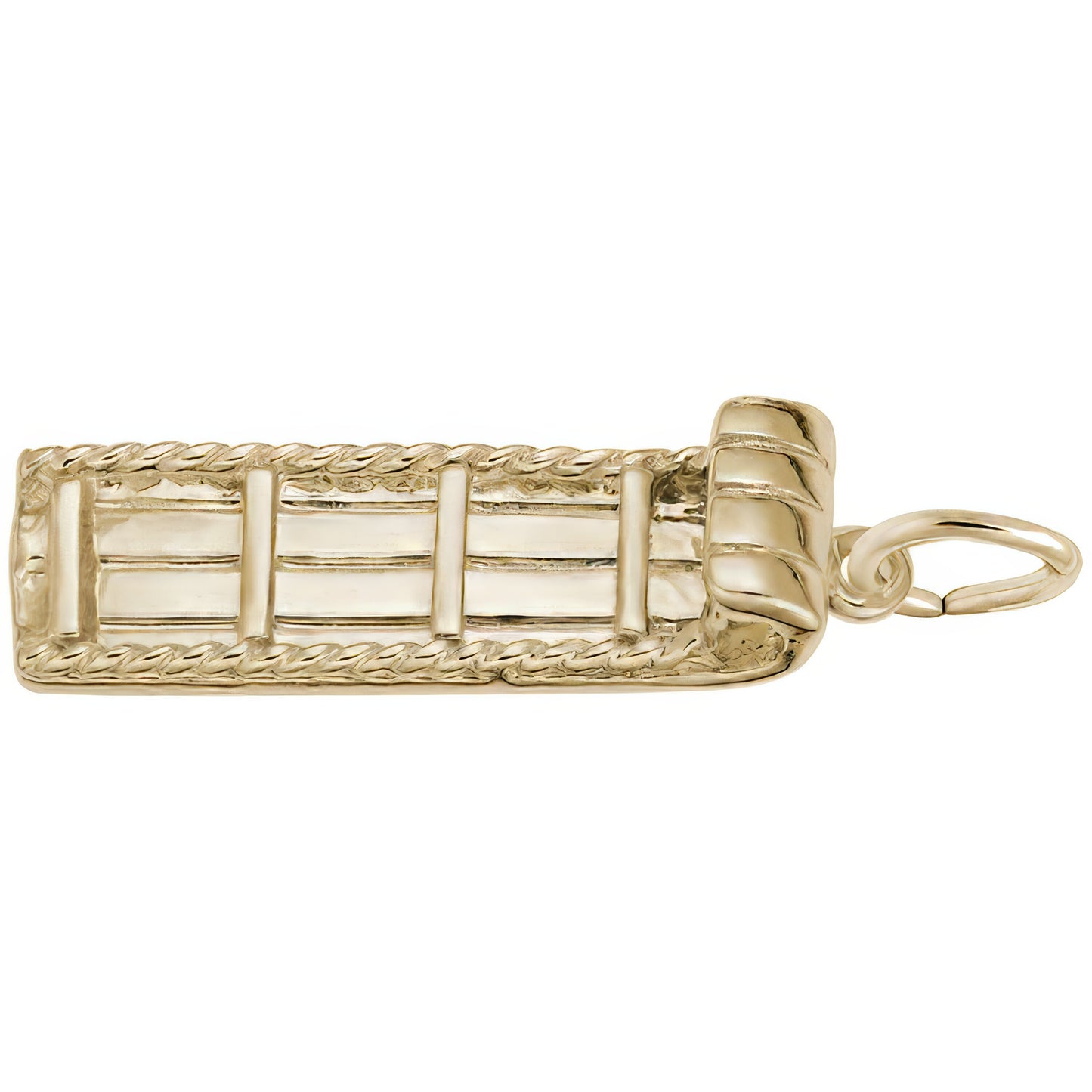 Toboggan Charm - Metal - Sterling Silver
