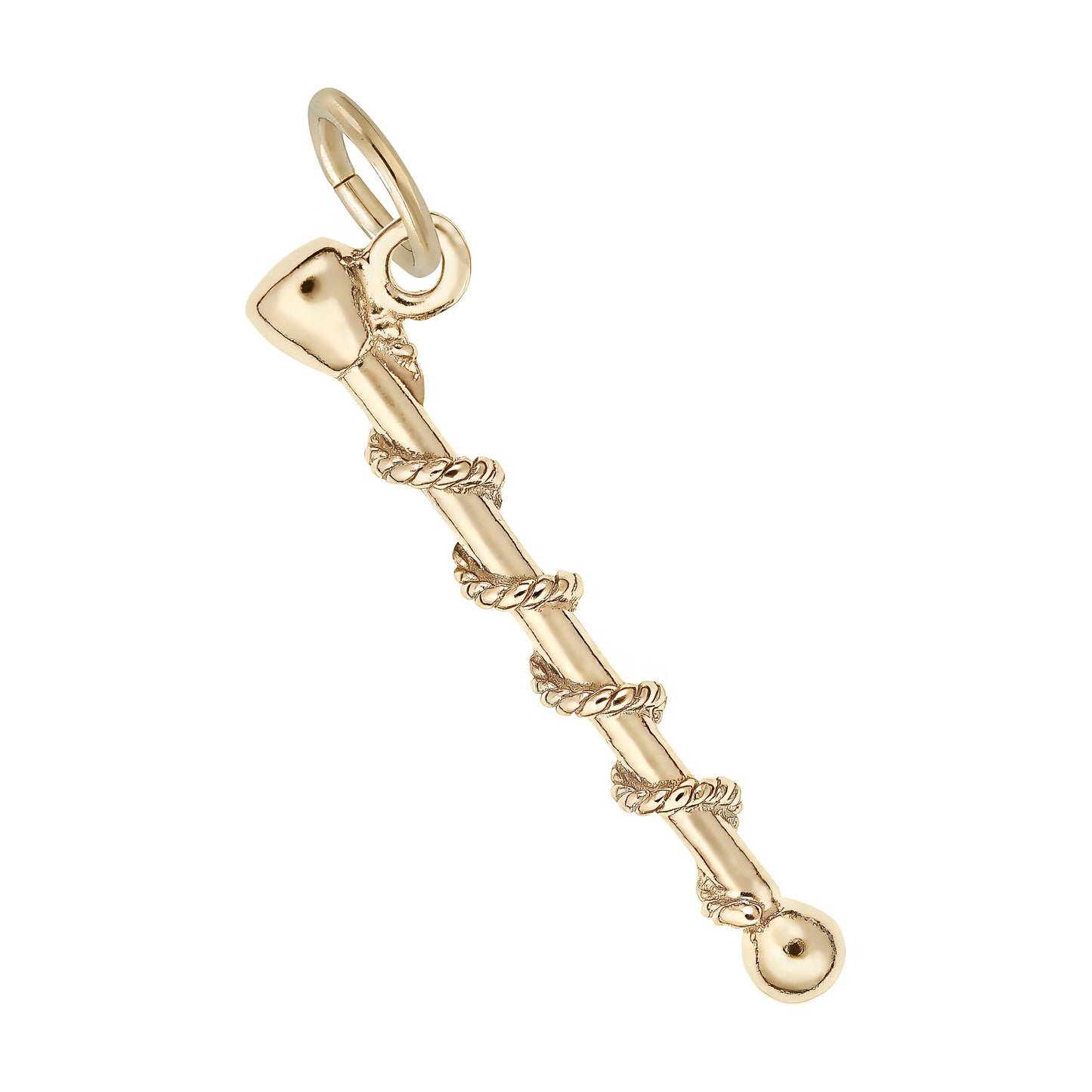 Baton Charm - Metal - Sterling Silver