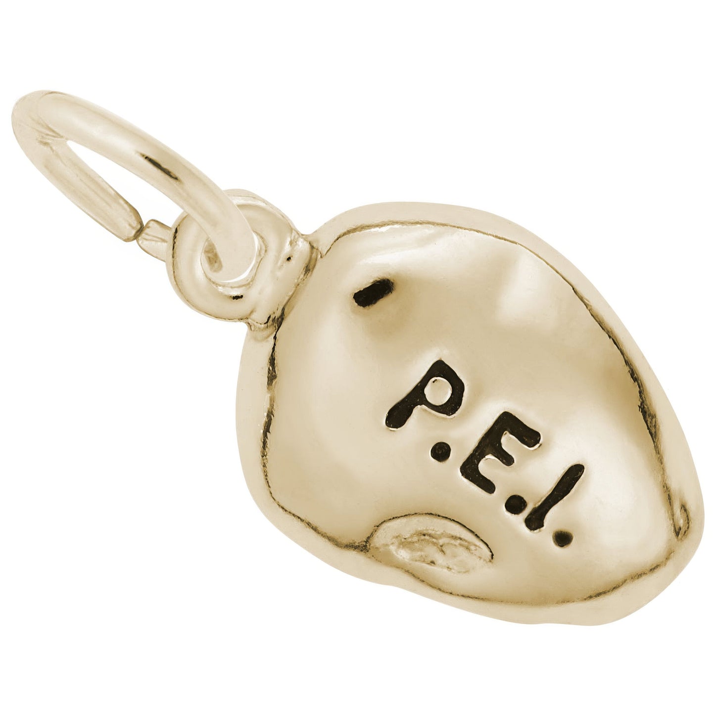 Prince Edward Island Potato Charm - Metal - Sterling Silver