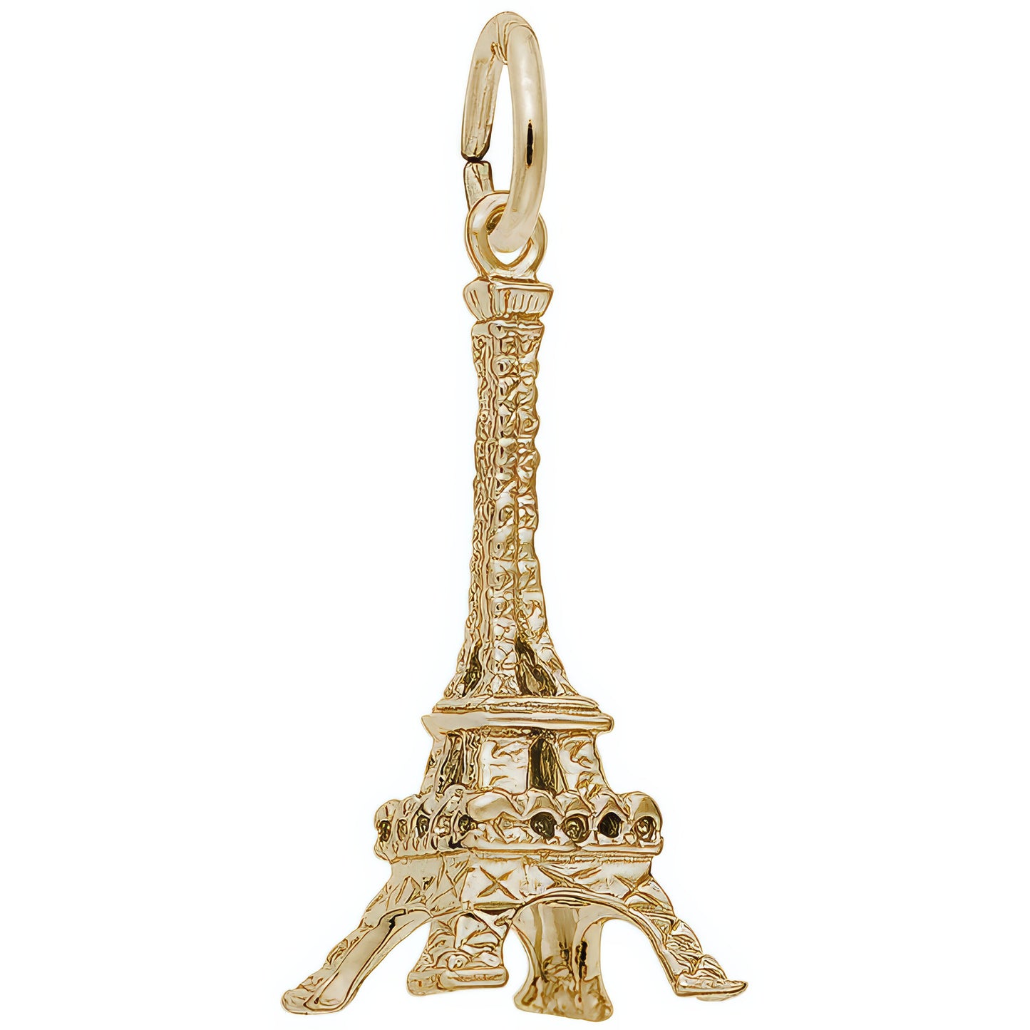 Medium Eiffel Tower Charm - Metal - Sterling Silver