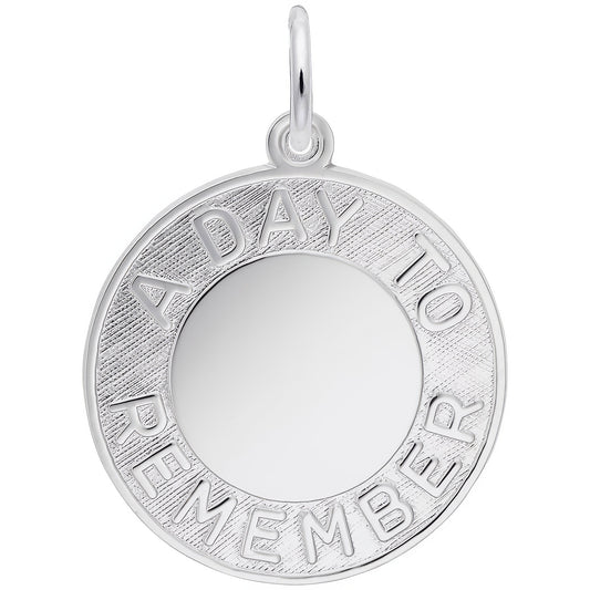 A Day to Remember Charm - Metal - Sterling Silver