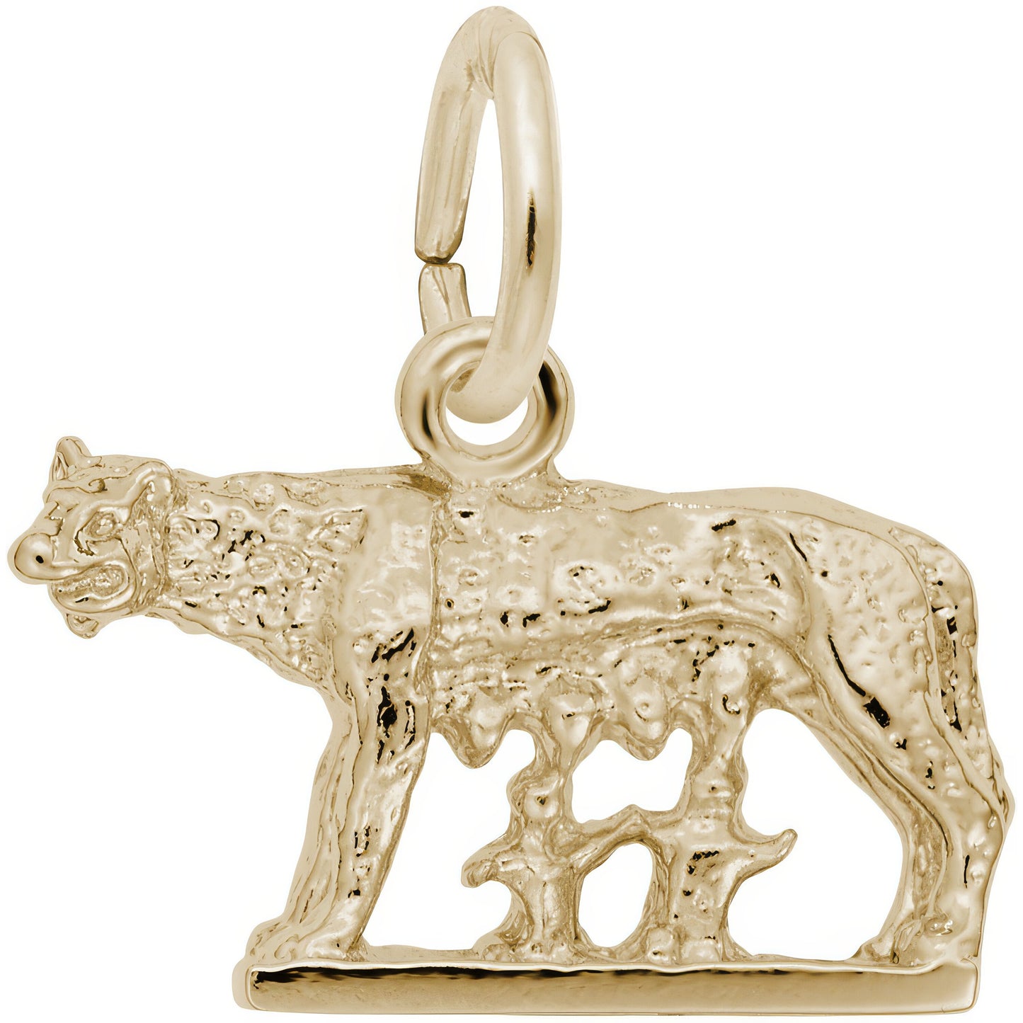 Romulus & Remus Charm - Metal - Sterling Silver