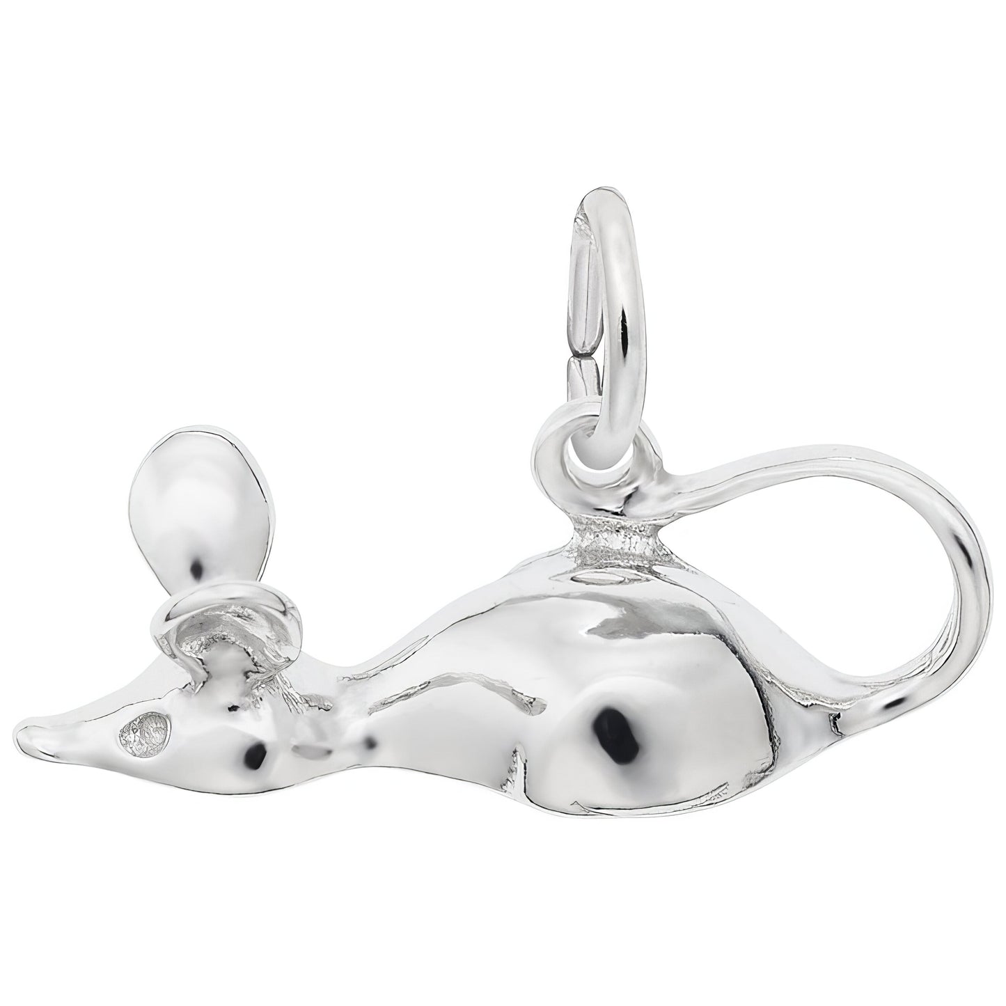 Mouse Charm - Metal - Sterling Silver