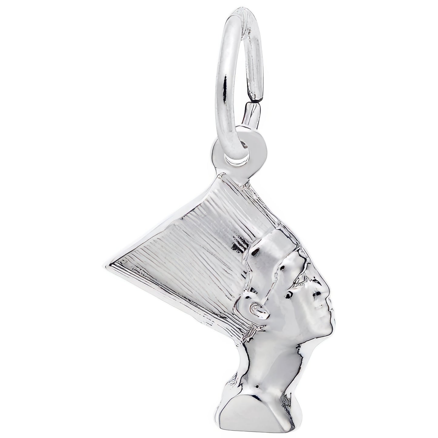 Nefertiti Charm - Metal - Sterling Silver