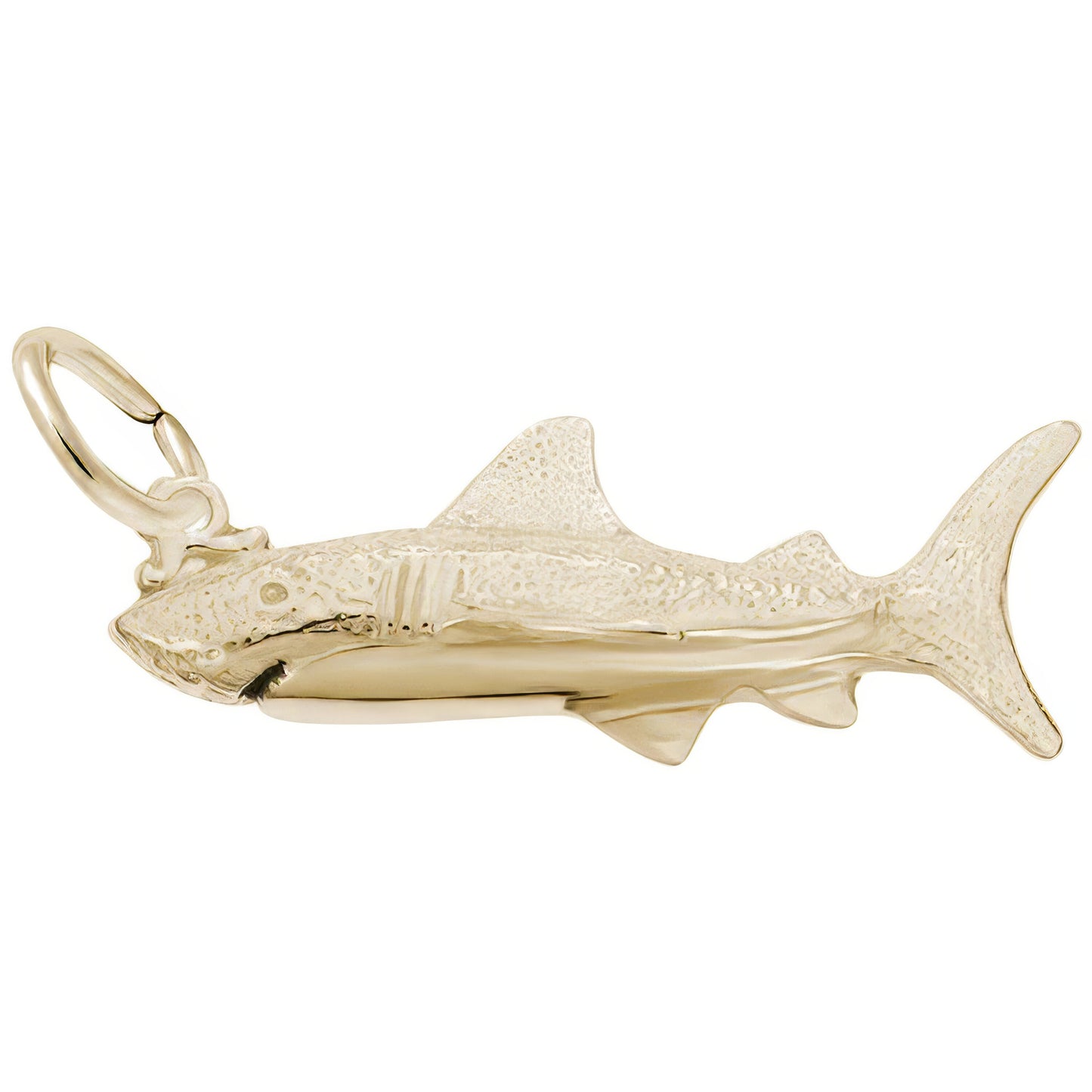 Great White Shark Charm - Metal - Sterling Silver