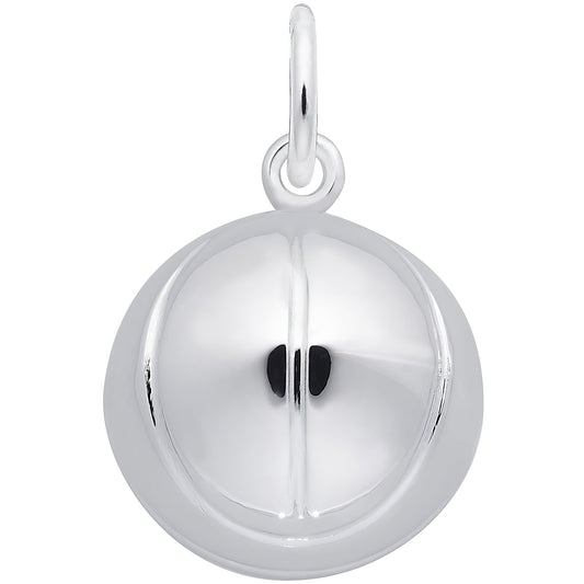 Charms Sterling Silver Basketball Charm